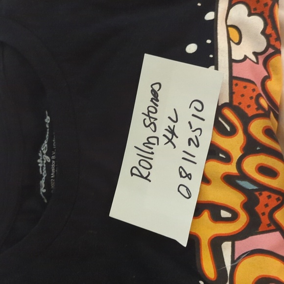 the Rolling Stones Black Tee Shirt Top XXL - Picture 7 of 7
